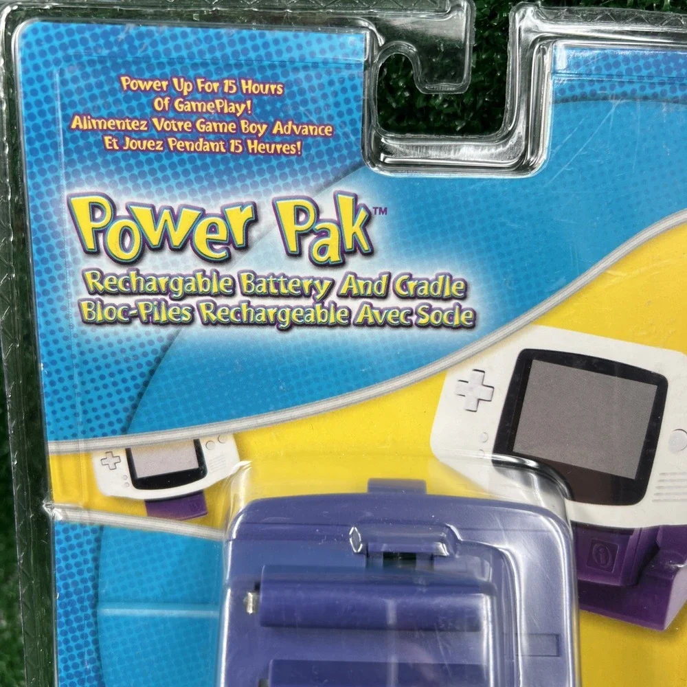 Power Pak Rechargeable Battery &‎ Cradle for Nintendo Game Boy Advance New